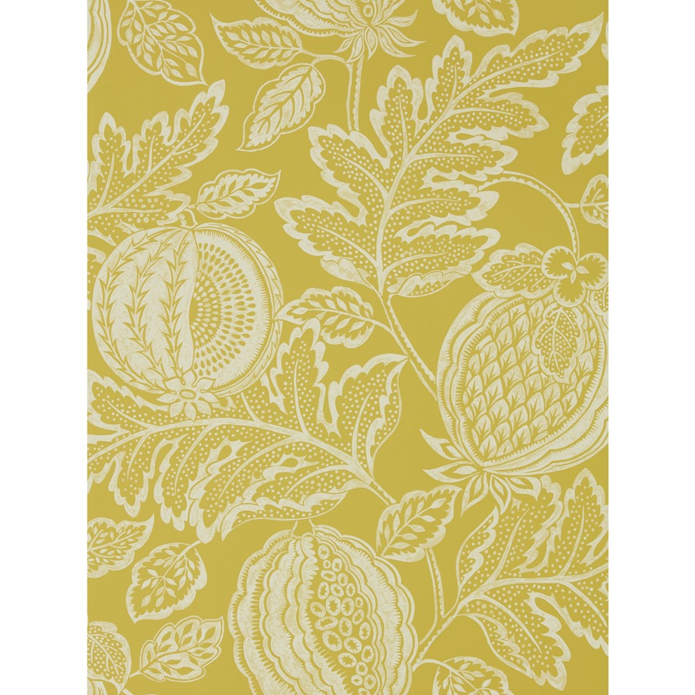 Cantaloupe Wallpaper 216762 by Sanderson in Caraway Yellow